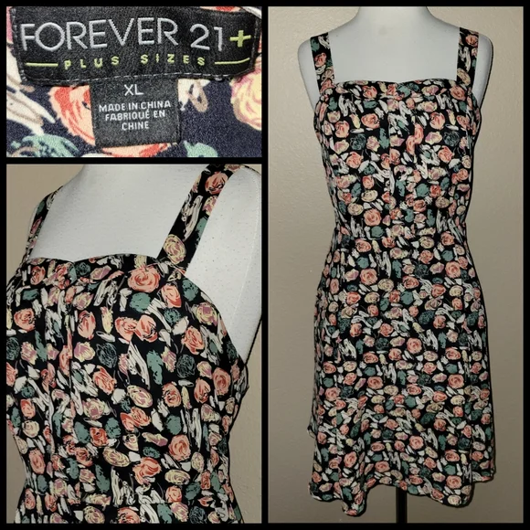💚 FOREVER 21 Plus Lined Floral Dress; size XL
Wear it by layering! - Picture 2 of 8